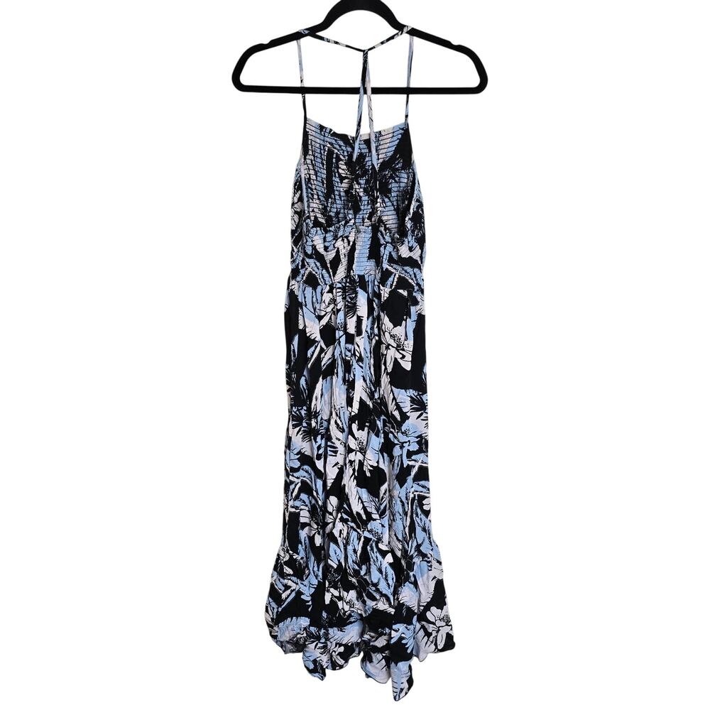 Intimately Free People Heat Wave Printed Maxi Dress Black Size Large Women's - Picture 3 of 4